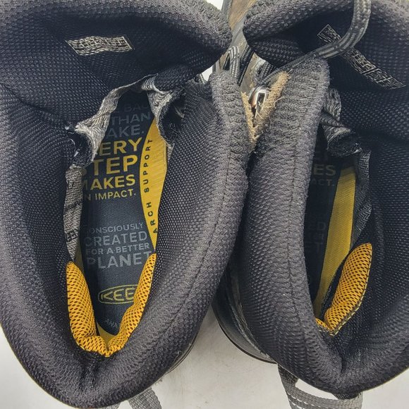 Keen Ridge Flex Mens Size 11 Brown Mid Height Waterproof Hiking Boots 1024911 - Picture 8 of 16